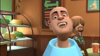 Fat Caillou has cholesterol disease/doesn't care/eats more fatty food/grounded