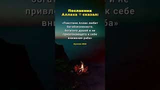 Идеальные качества верующего.  #хадис #Любимцы_Аллаха #Богобоязненность