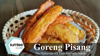 Goreng Pisang Crispy Recipe with 1 secret ingredient | Malaysia Favourite Street food