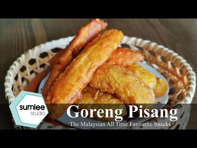 Goreng Pisang Crispy Recipe with 1 secret ingredient | Malaysia Favourite Street food class=