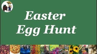 An invitation to our Easter egg hunt Saturday at 10:00 am