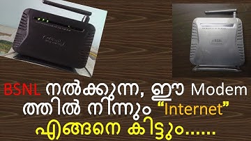 How BSNL DSLW200 BROADBAND Wi-Fi Modem/Router Configuration/Settings syrma in Bridge Mode - 1