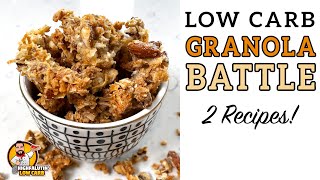 Low Carb GRANOLA Battle  The BEST Keto Granola Recipe!