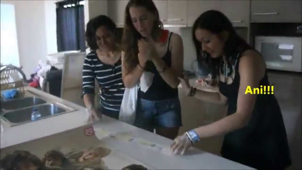 Mum surprising us with 1D tickets!