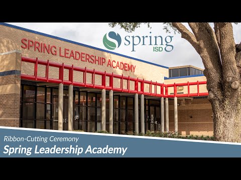 Ribbon-Cutting Ceremony at Spring Leadership Academy