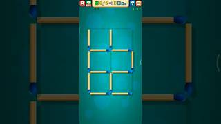 Move 2 matches to get 4 square|🤯💯#puzzle#shorts#game screenshot 3