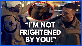 Muslim Immigrant THREATENS Tommy Robinson’s Life, INSTANTLY FAFO’S!