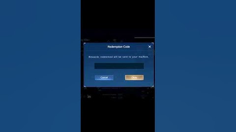 mlbb redeem code 😱 #mlbb #shorts #viral #redeemcode