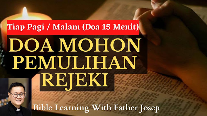DOA MOHON PEMULIHAN REJEKI