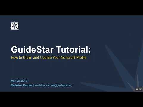 Tutorial: How to Claim Your Nonprofit Profile
