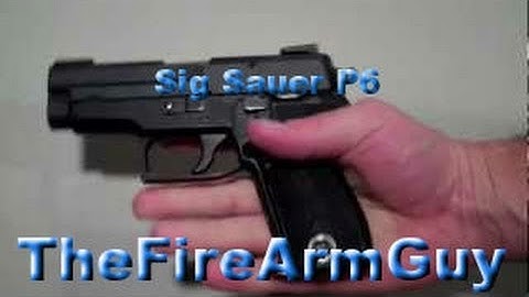 Sig Sauer P6 - My First Sig & Lovin It - TheFireArmGuy