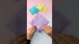 طريقة عمل ظرف من الورق  حرف إبداعية.صنع اشياء بالورق .أفكار وحيل . أفكار من الورق . origami . DIY