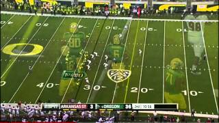 Oregon vs Arkansas State 9/1/2012 - Ducks Highlights