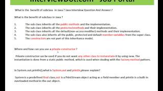 Where to use Private Constructor
