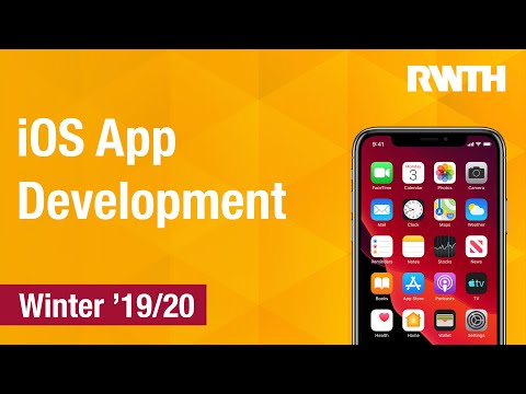 iOS Application Development - WiSe 19/20 Lecture 1: Introduction