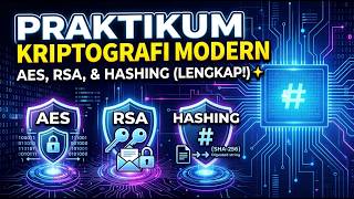 PRAKTIKUM KRIPTOGRAFI MODERN: ADVANCED ENCRYPTION STANDARD, RSA, HASHING (Tugas Matkul KSI, UNINDRA)