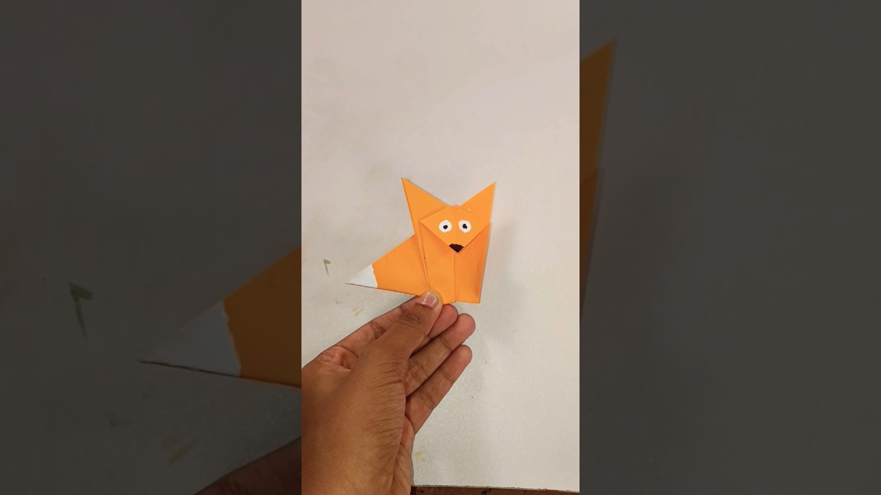 How to make craft paper Fox