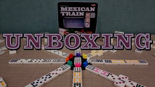 Mexican Train Tin Edition - Kutu Oyunu Açılımı Falan - ASMR Board Game Unboxing screenshot 1