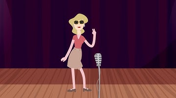 Glasses Girl cartoon head test in Crazy Talk Animator