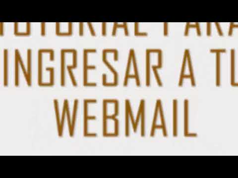 TUTORIAL webmail