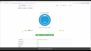 E-Sensorix Frontend Part 2 - Level display and level history view