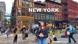 New York City 4K Walking Tour : East Village \& Alphabet City - Autumn in New York City 2023