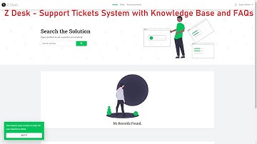 Z Desk v1.6 - Support Tickets System with Knowledge Base and FAQs#helpdesk #support