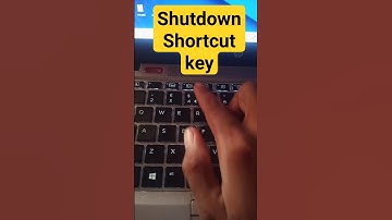 Shutdown by shortcut Keys for Laptop or PC #computershortcutkeys #shorts #laptop