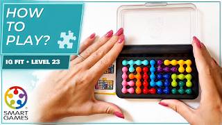 How to Play SmartGames IQ Fit 🧠 | Level 23 Solution