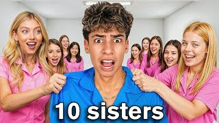 The Royalty Family! 10 Sisters CONTROL My Life for a Day