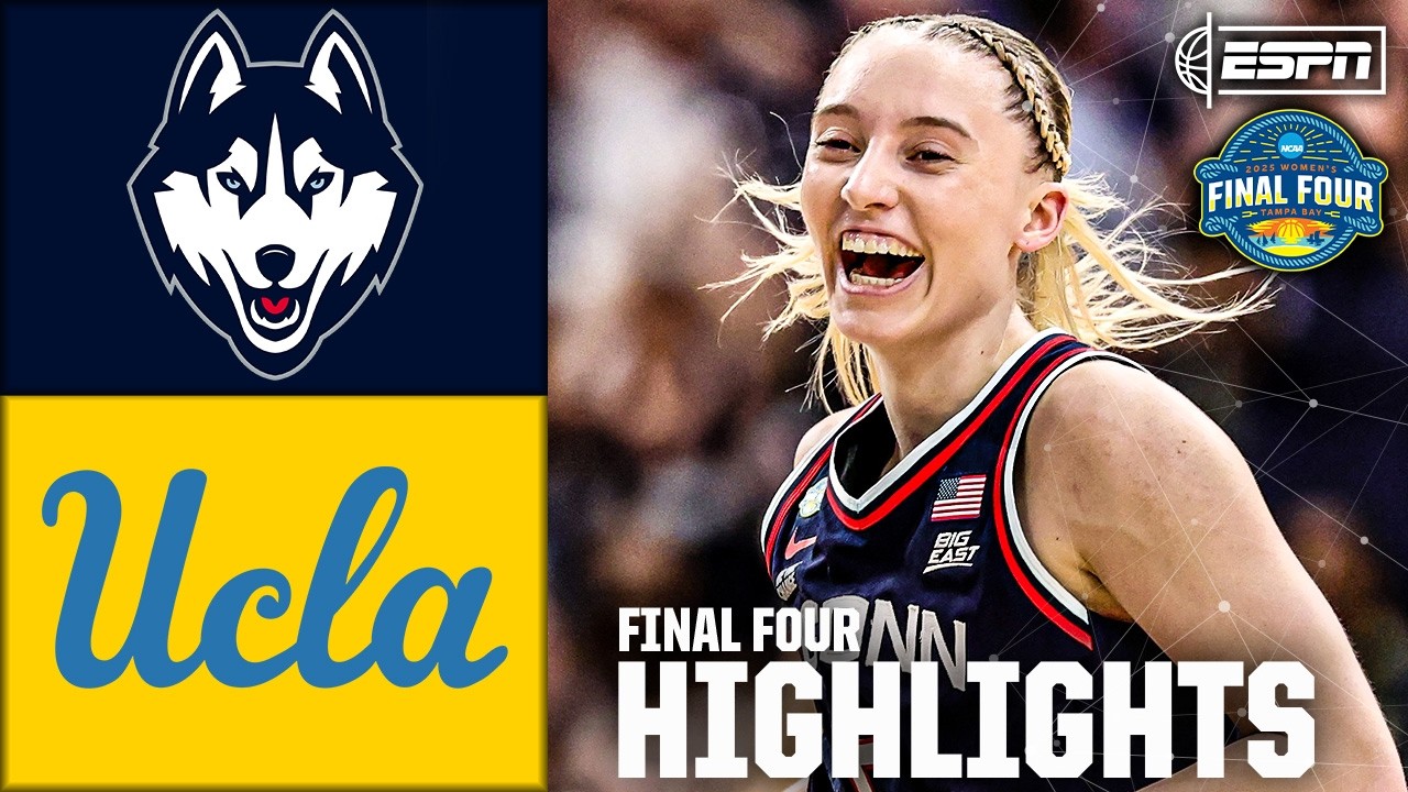 Final Four: UConn Huskies vs. UCLA Bruins | Women's NCAA Tournament | Full Game Highlights
