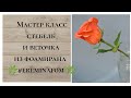 Стебель из фоамирана 🌿  🌿 Diy flowers from foamiran EVA flowers