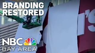 Levi's Stadium restores branding after hosting World Cup matches