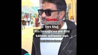 Emre Altuğ, Afra Saraçoğlu&#39;nun &quot;A.B.I.&quot; dizisi hakkında konuştu. #emrealtuğ #afrasaraçoğlu #keşfet