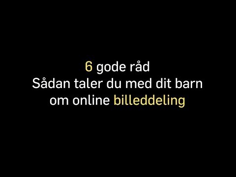 Video: Sådan Taler Du Med Dit Barn Om Intime Emner