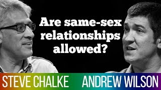 Does scripture forbid gay relationships? Steve Chalke vs Andrew Wilson  Bible debate #4