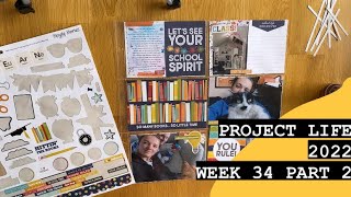 PROJECT LIFE 2022: Week 34 Part 2