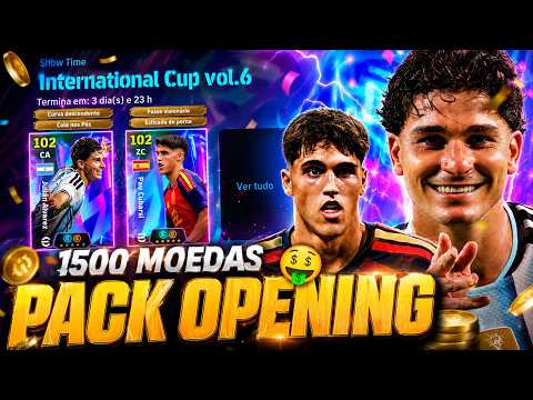 SPENT 1500 COINS 🤑 PACK OPENING ON THE INTERNATIONAL CUP VOL. 6 BOX IN EFOOTBALL 2026 MOBILE