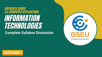 B.S Computer Applications | Information Technologies Lecture 1 | Complete Syllabus Discussion