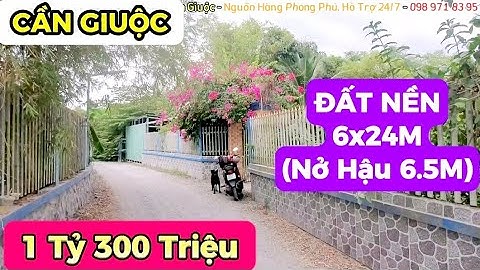 Đất Nền 5x16M, 80M2, Tại Mỹ Lộc, Cần Giuộc – Kế QL50, Gần Bình Chánh, Quận 8, Sổ Riêng, Chỉ 660Triệu