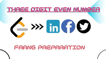 LeetCode 2094 | Find All Unique 3-Digit Even Numbers from Digits (C++ Solution Explained!)