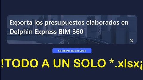 🔥 Delphin Express a Excel | Exporta TODO el presupuesto en un solo archivo | 2025🚀