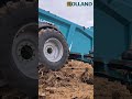 Uruchomienie rozrzutnika ROLLAND ROLLFORCE 6118 na Podlasiu #rolland #rozrzutnik #obornik #nawoz