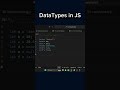 Datatype in JavaScript | JavaScript tutorials | Daniyal Sohail