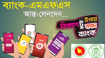 ব্যাংক, বিকাশ, নগদ, রকেট এখন আন্তঃলেনদেনে |চার্জ হাজারে সাড়ে ৮ টাকা|Interoperable Payment System BD