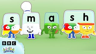 2 letter blends teams consonant clusters learn to read and spell alphablocks