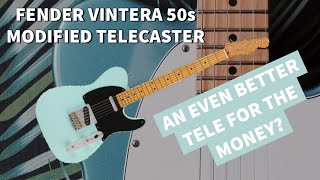 FENDER VINTERA 50s MODIFIED TELECASTER DEMO (My new favorite
