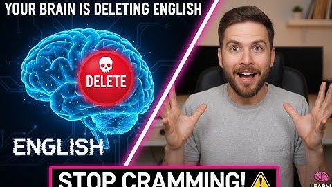 YOUR BRAIN IS DELETING ENGLISH ⏰📌