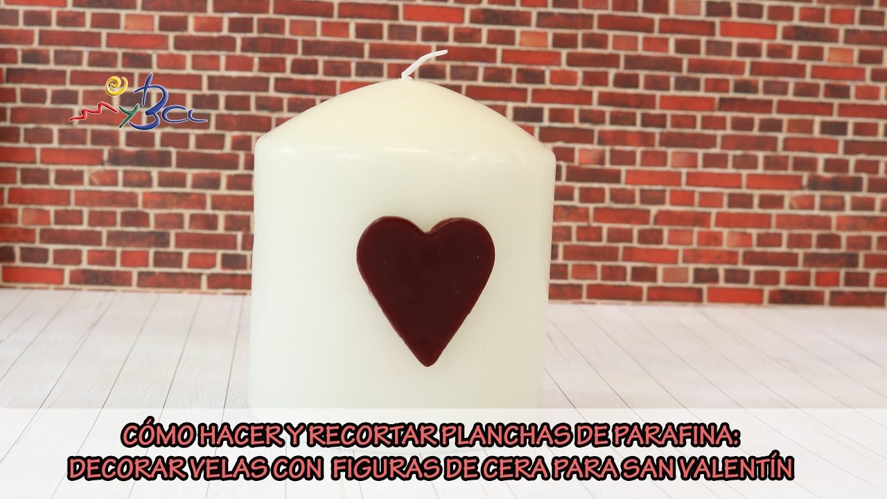 Cómo hacer planchas de parafina y recortar adornos para velas Adornar