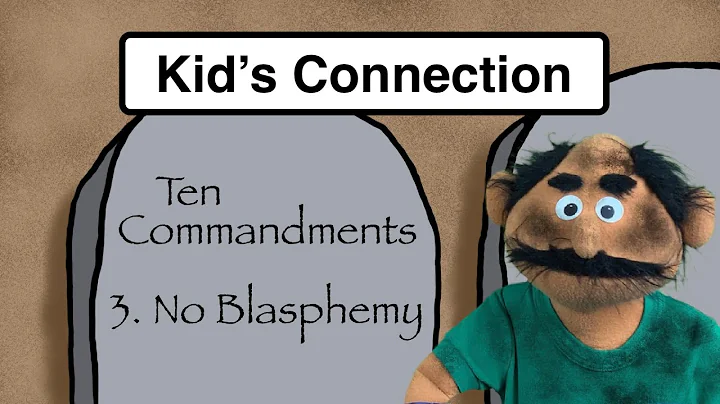 Ten Commandments: 3. No Blasphemy / Kid's Connection to Christ (Puppet show and Bible story)